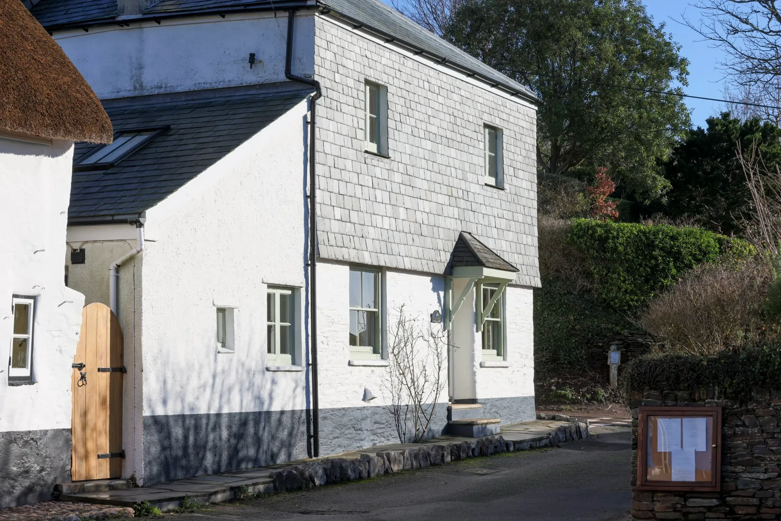 Sunnyside, Stokenham — the cottage from the village lane